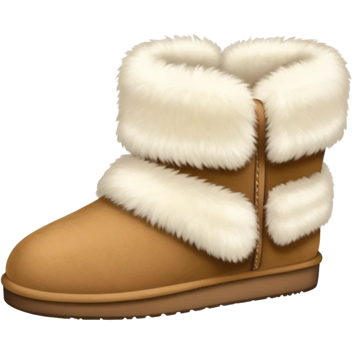 Uggs fluff shoe emoji
