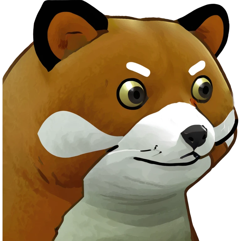 Red panda riding tiny bike emoji