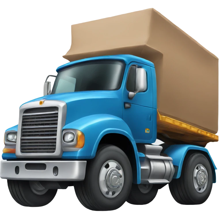 Truck with big wheels emoji