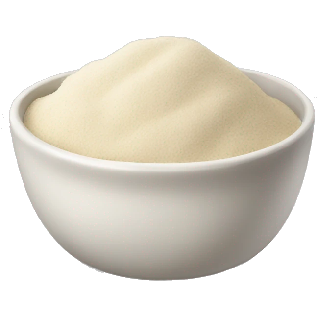 Flour in Bowl emoji