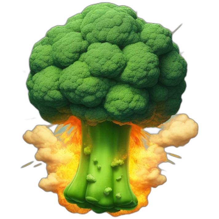 broccoli nuclear explosion emoji