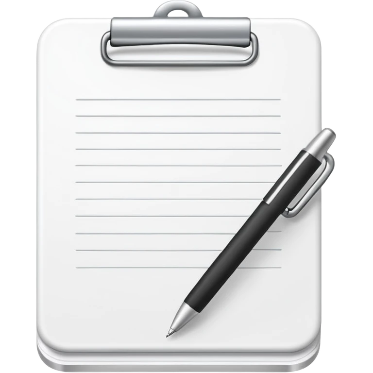 white stationery emoji