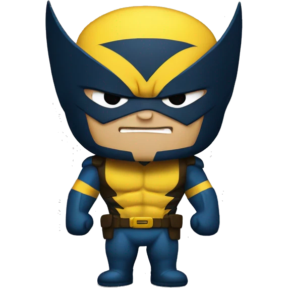 Wolverine super hero  emoji