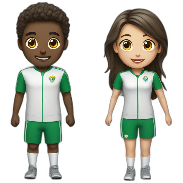 sports boy and girl emoji