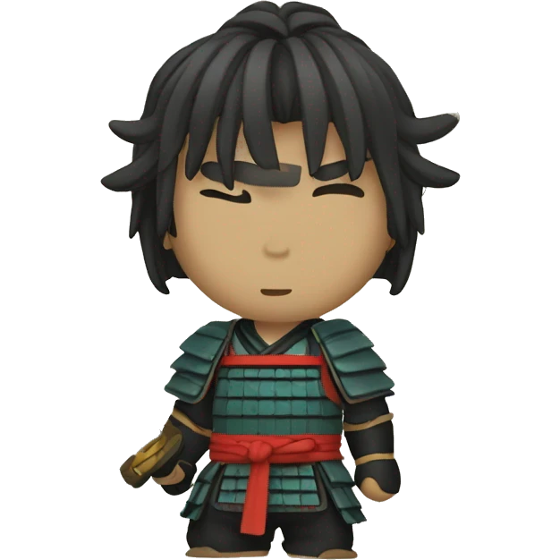 Samurai reverencia emoji