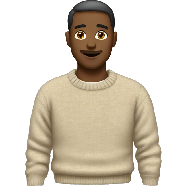 Beige sweater  emoji
