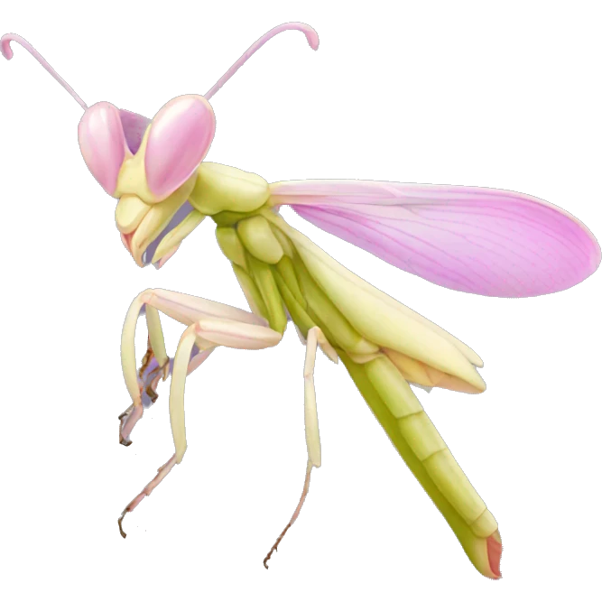 orchid mantis emoji