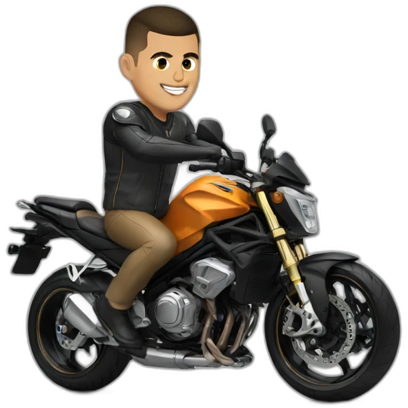Ronaldo en moto emoji