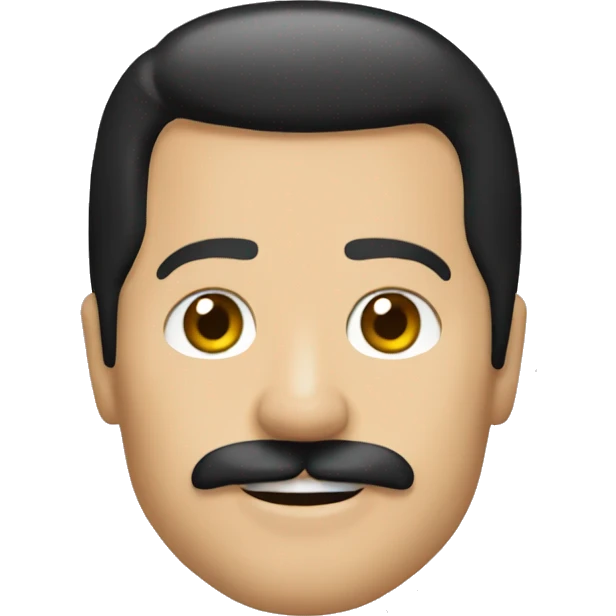 Freddie Mercury likes emoji