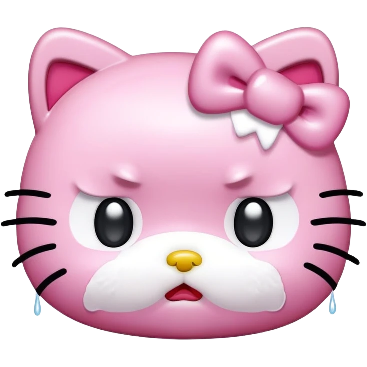 crying Hello Kitty emoji