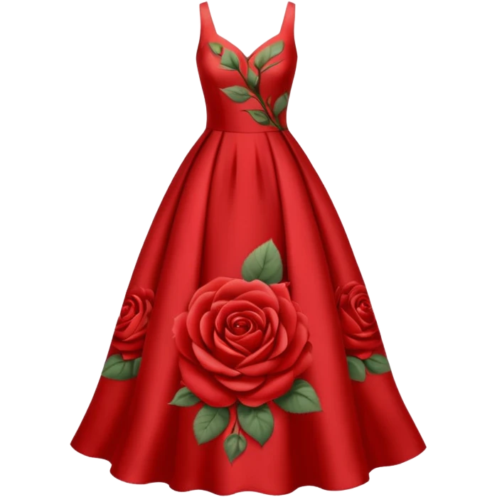 red rose dress no body emoji