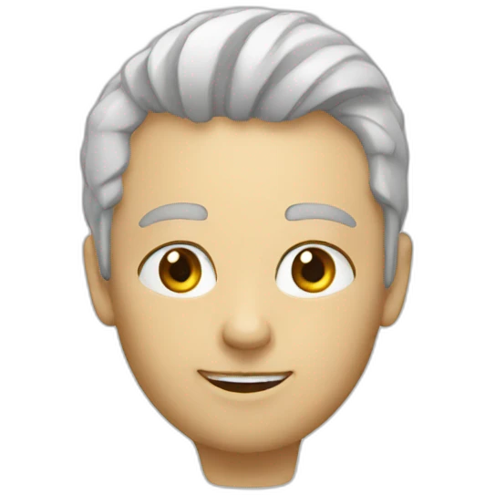 Chat blanc emoji