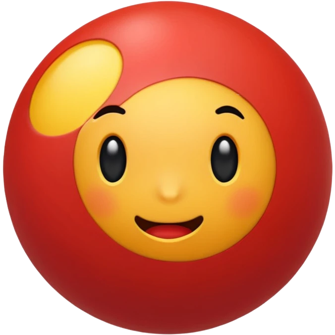 Stupid looking ball emoji