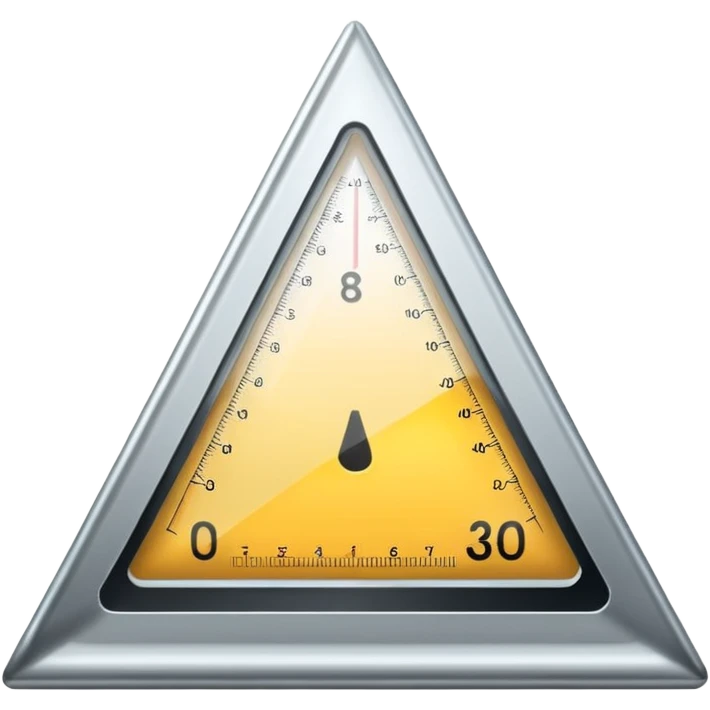  triangle measurement scale emoji