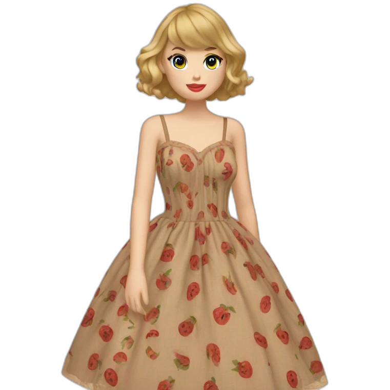 taylor swift folklore dress emoji