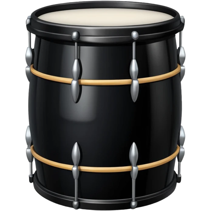 Decorative Drum black  emoji