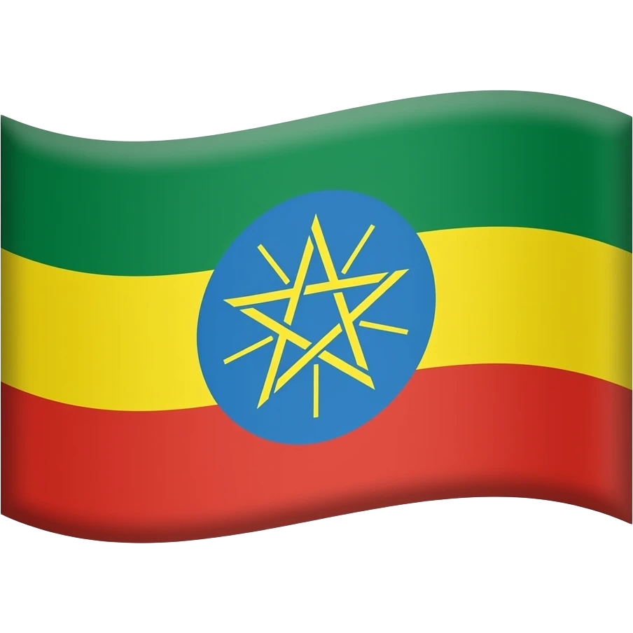 bandeira da etiópia emoji