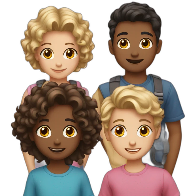 3boys and 3girls emoji