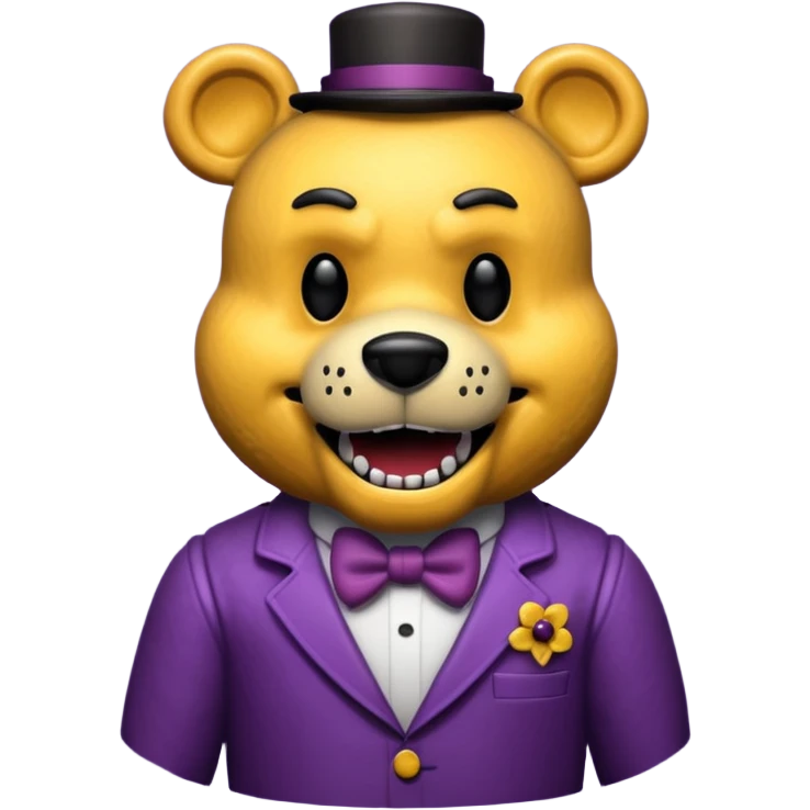 Nightmare Fredbear emoji