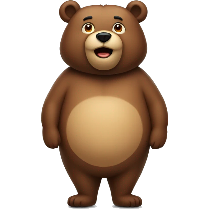 fat bear emoji