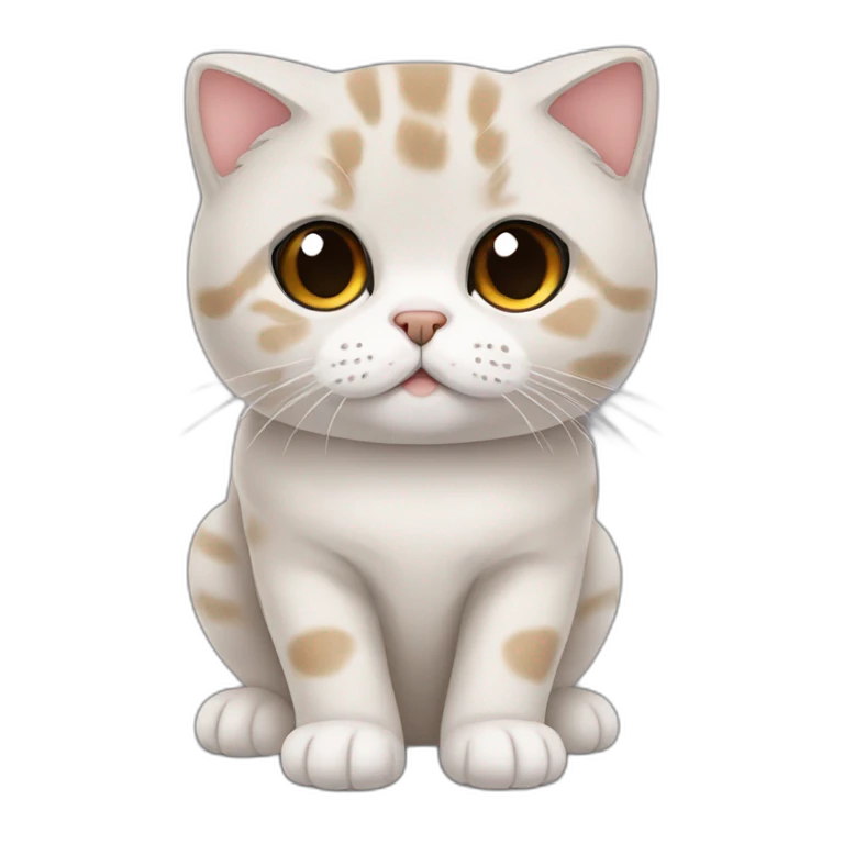 scottish fold cat emoji