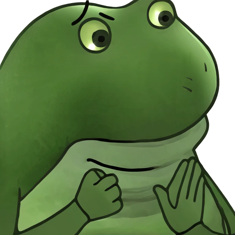 Person crossing hands grabbing their neck laughing emoji