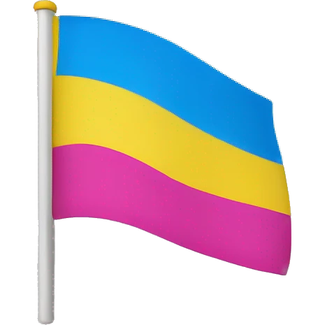 Pansexual flag emoji