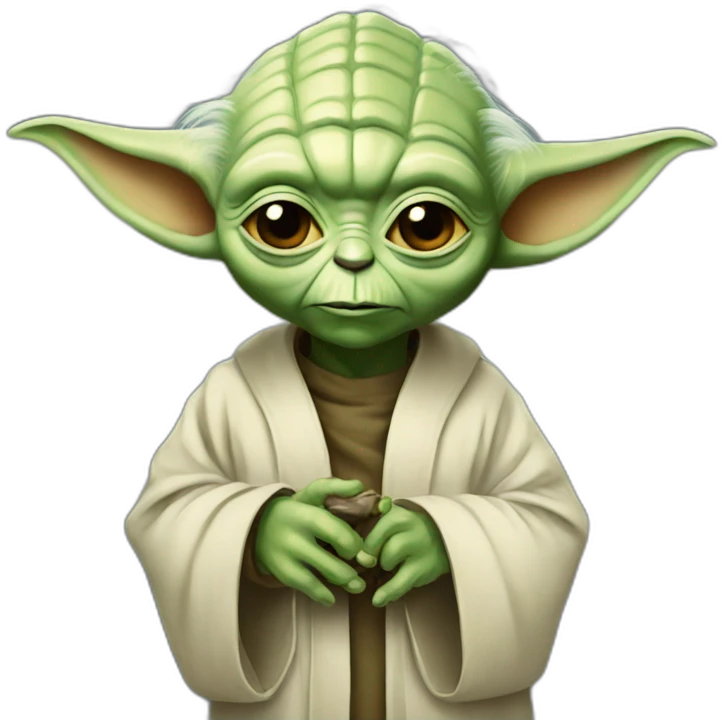 Yoda check alien emoji
