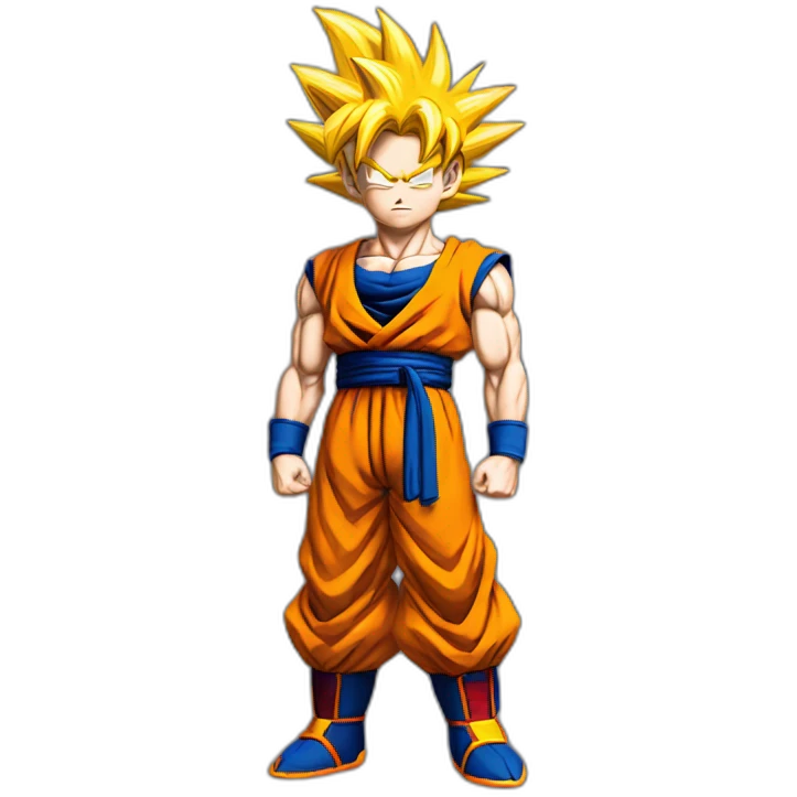goku super saiyan full body emoji