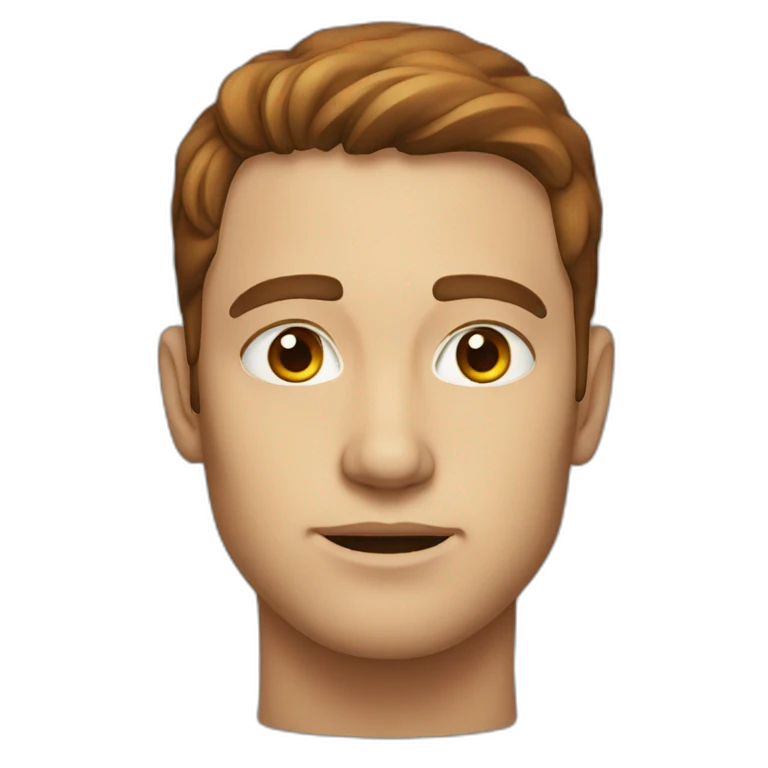 Homme yeux rouge emoji