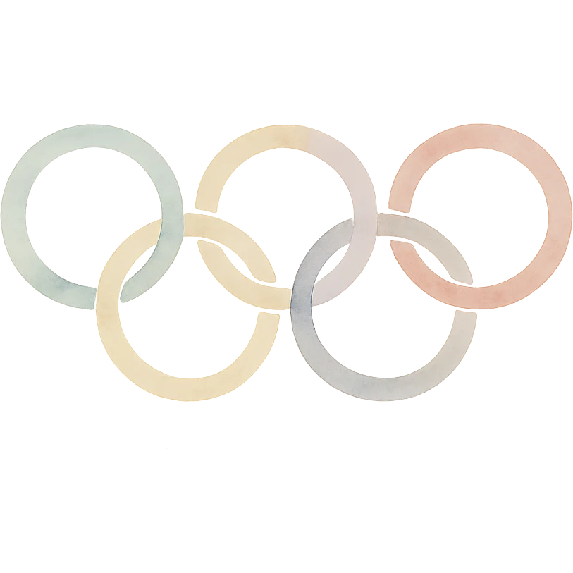 les anneaux olympiques emoji