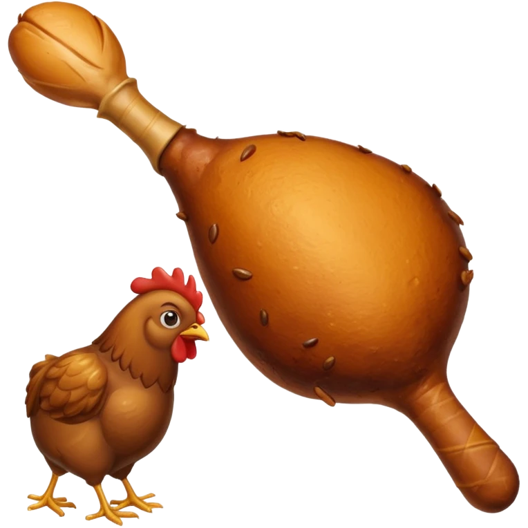 category of product: MEAT_POULTRY
A mix of proteins: a steak shape beside a stylized chicken drumstick emoji