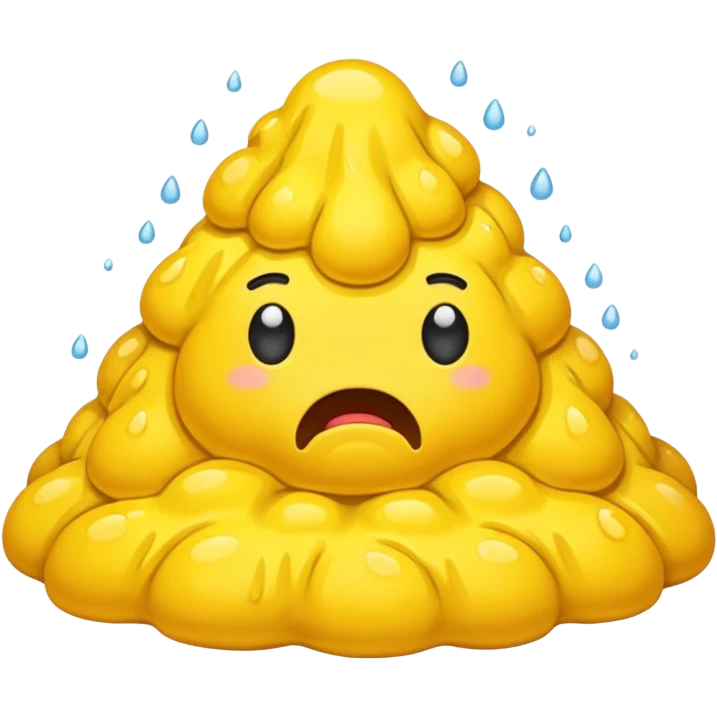 Throw up emoji without green stuff emoji