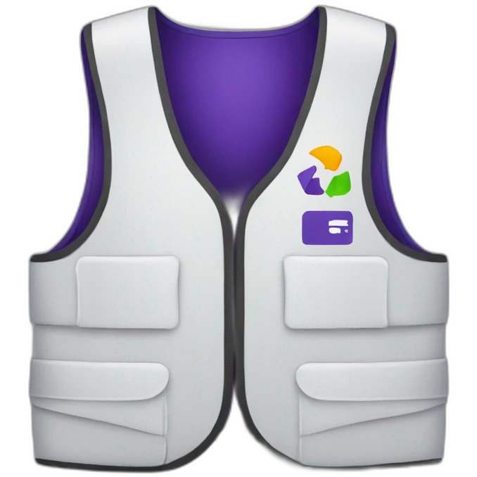 vest with fedex logo emoji