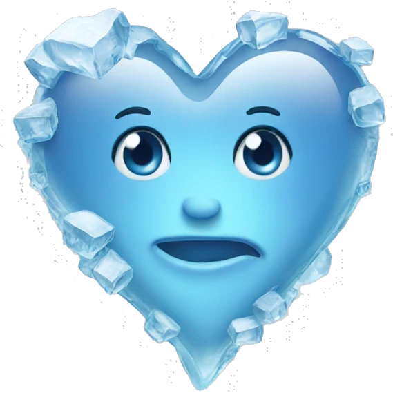 ice heart  emoji