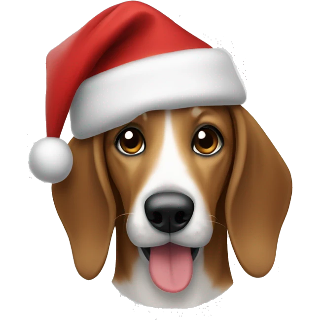 Christmas Dacshound emoji