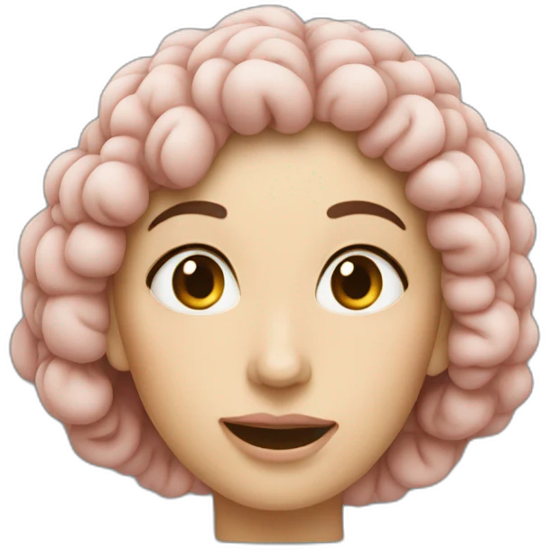 Nadine the brain Frauentausch emoji