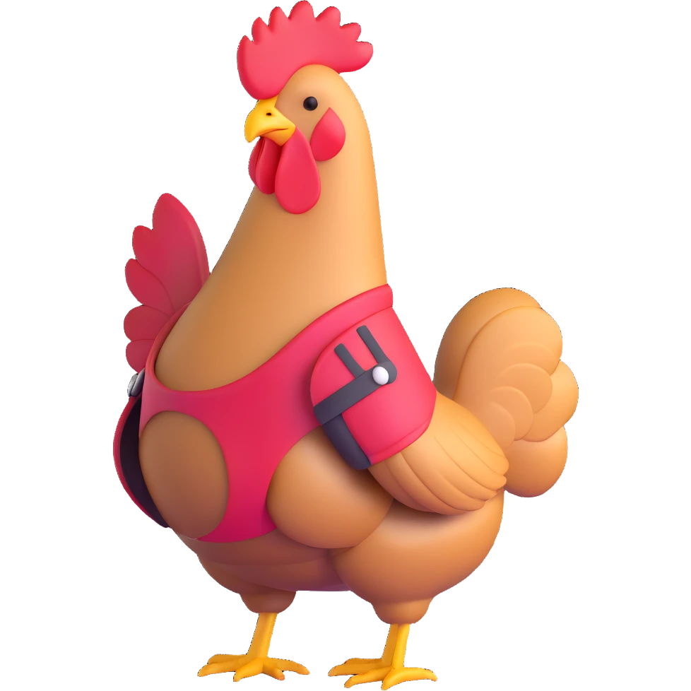 chicken jockey emoji