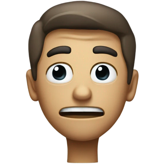 guy with gloves and and a mischievous scary face emoji