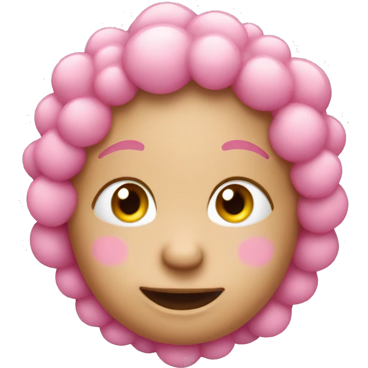pink bubbles emoji