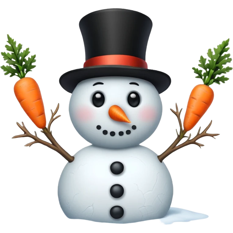 frozen snowman emoji