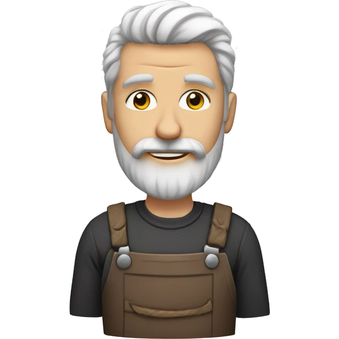 british white blacksmith with beard emoji