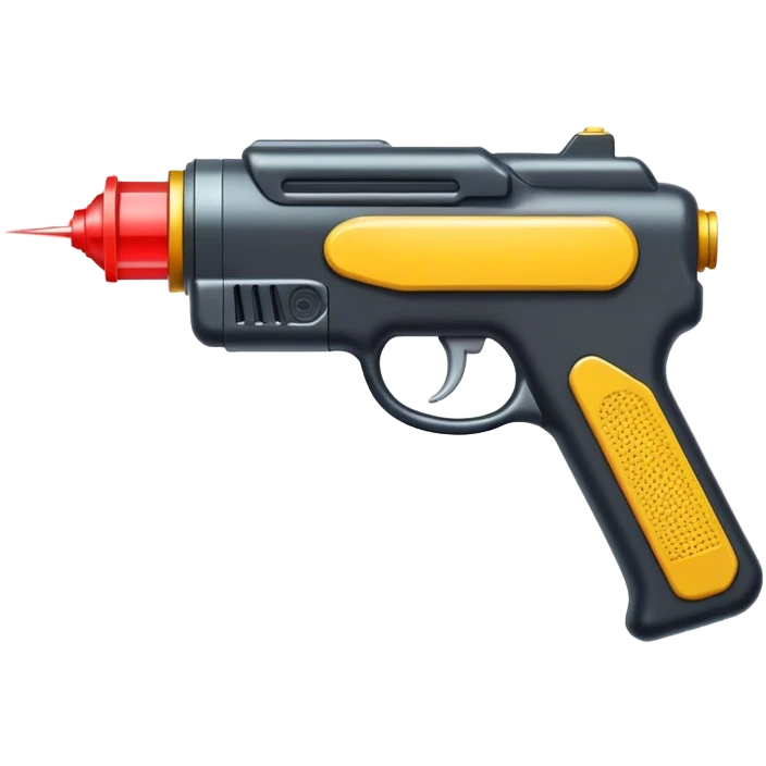 Toy laser gun ￼ emoji
