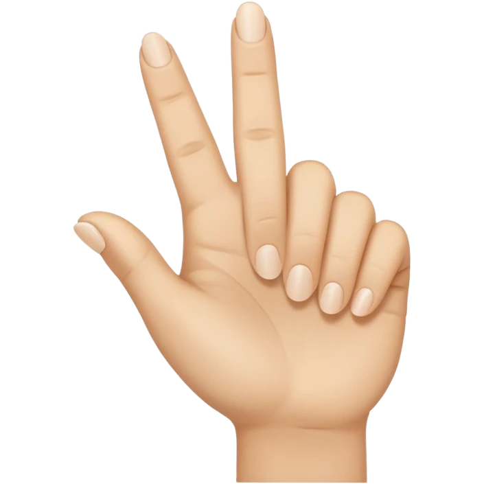 up finger emoji