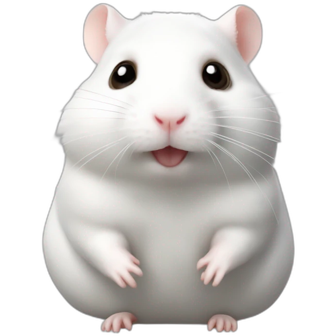 Hamster jangalian white emoji