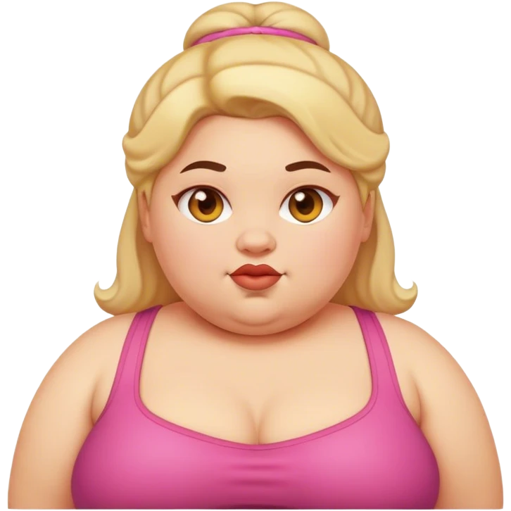 Fat girl emoji