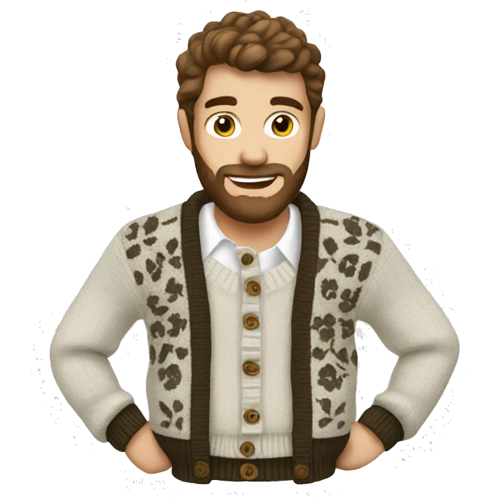 cardigan white  emoji
