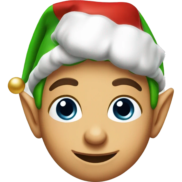 Christmas elf emoji