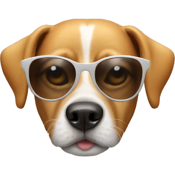 Dog with sunglasses  emoji