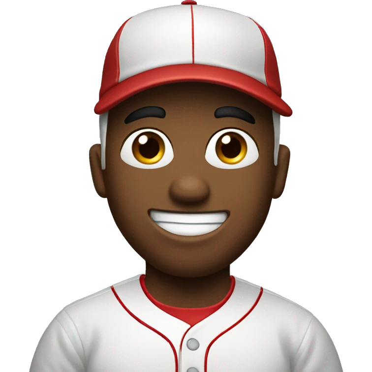 Baseball wearing a hat emoji